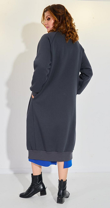 Подовжений кардиган із начосом (50) Київ - фото 5