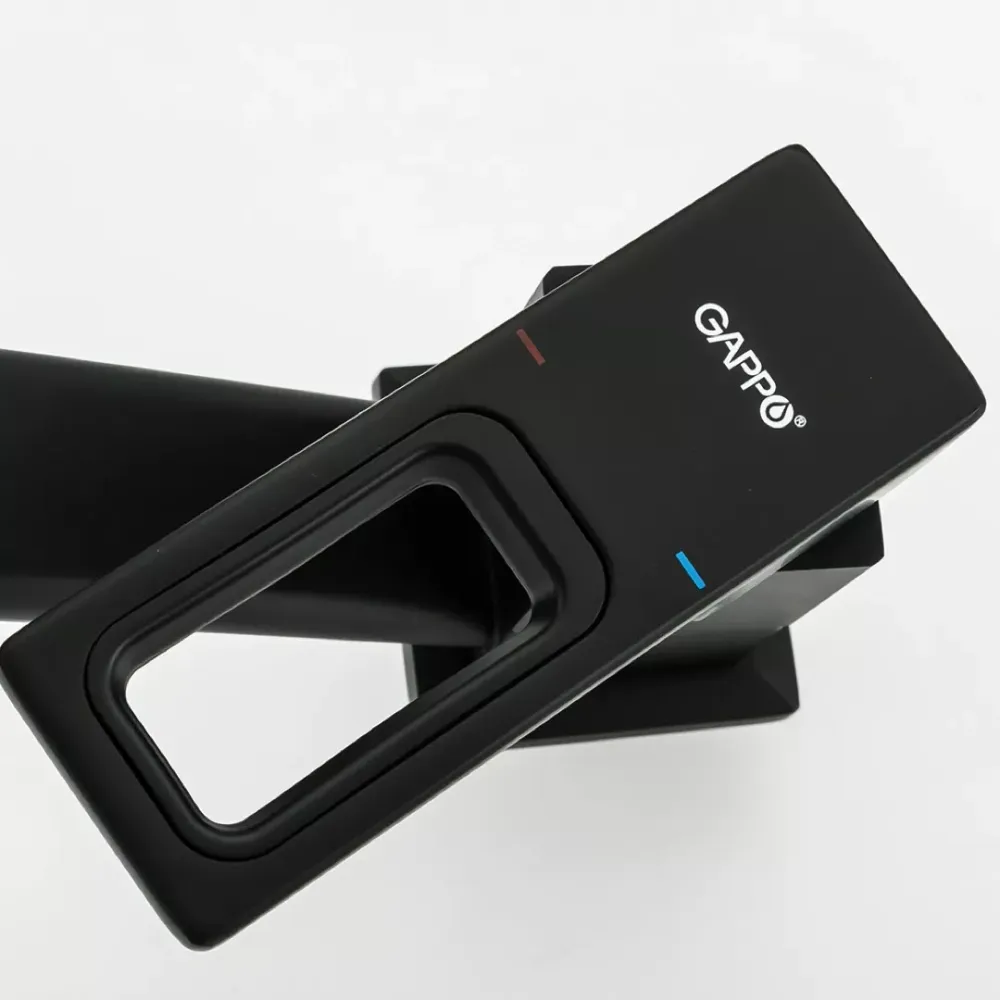 Змішувач для кухні GAPPO G4517-6 чорний Київ - фото 3