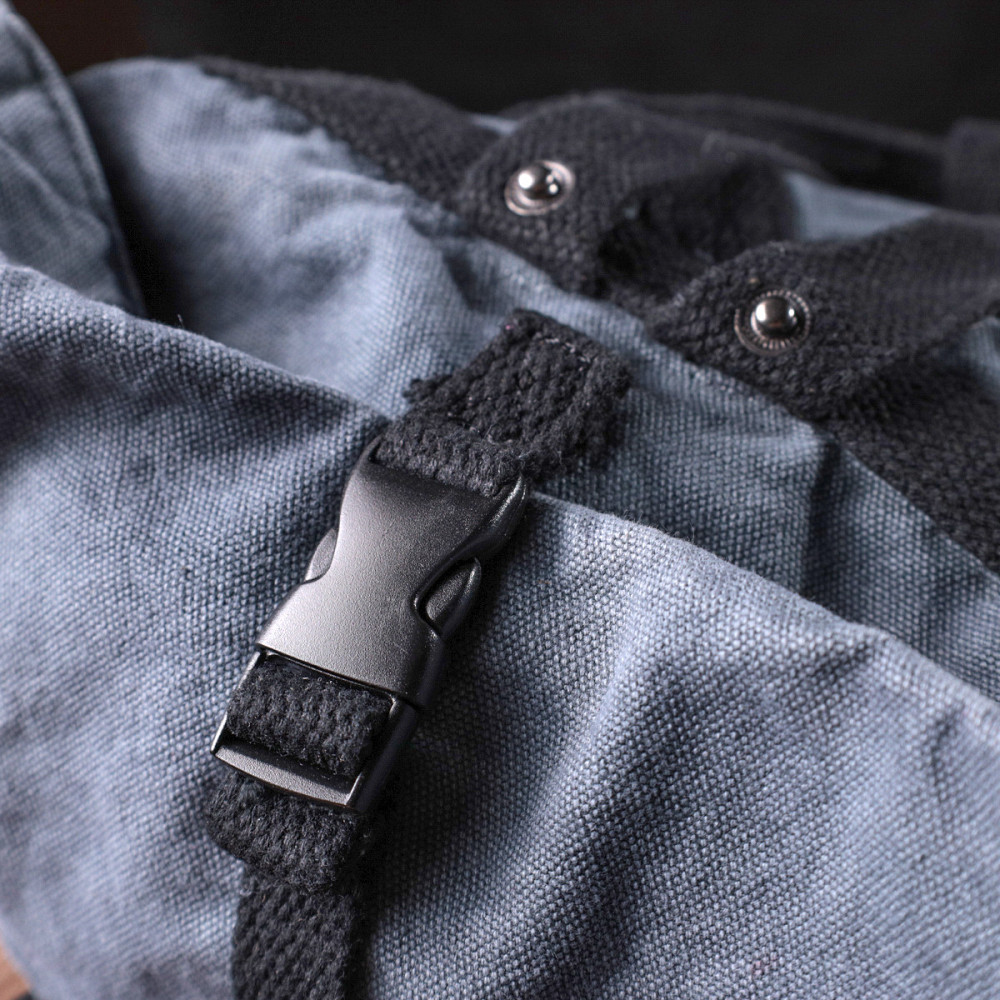 Модний міський рюкзак-мішок унісекс із щільного текстилю Vintage sale_15076 Сірий Київ - фото 8