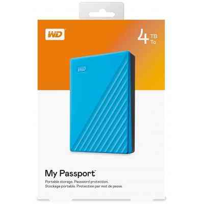 Зовнішній жорсткий диск 2.5" 4TB My Passport Portable WD (WDBPKJ0040BBL-WESN) Вінниця