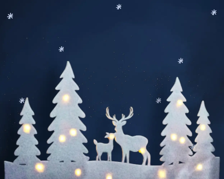 Новогодняя LED наклейка – праздничная подсветка для декора Livarno Home 60 на 30 см белый Киев - изображение 1