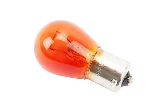 Лампа повороту (велика, жовта з цоколем) 12V / 21W BAU15S Бершадь