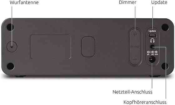 Будильник TechniSat Digitradio 51 DAB+ FM с двумя будильниками таймер сна регулируемая яркость дисплея черный Киев