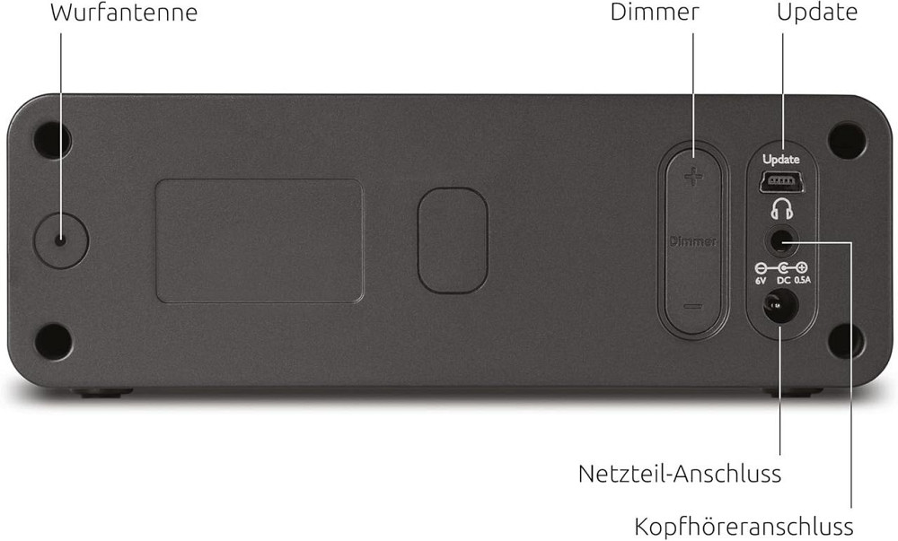 Будильник TechniSat Digitradio 51 DAB+ FM с двумя будильниками таймер сна регулируемая яркость дисплея черный Киев - изображение 5