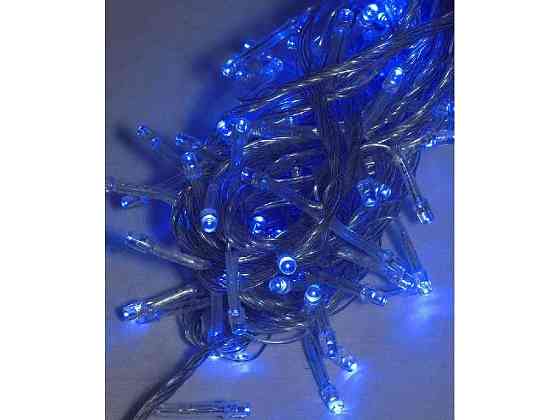 Гирлянда 100LED синий 6м прозрачный провод 1110-02 ТМ КИТАЙ Киев