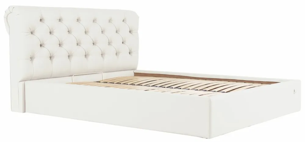Кровать Двуспальная London Comfort 180 х 190 см Fly 2200 С подъемным механизмом и нишей для белья Белый Киев - изображение 3