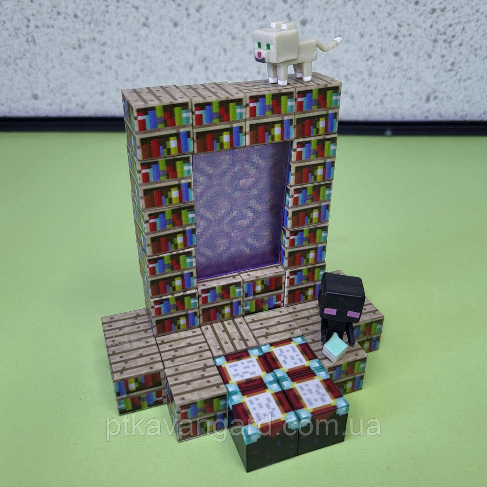 Конструктор магнитный майнкрафт 28 магнитных блока книжный портал Dream World LZCK 035 Хмельницкий - изображение 3