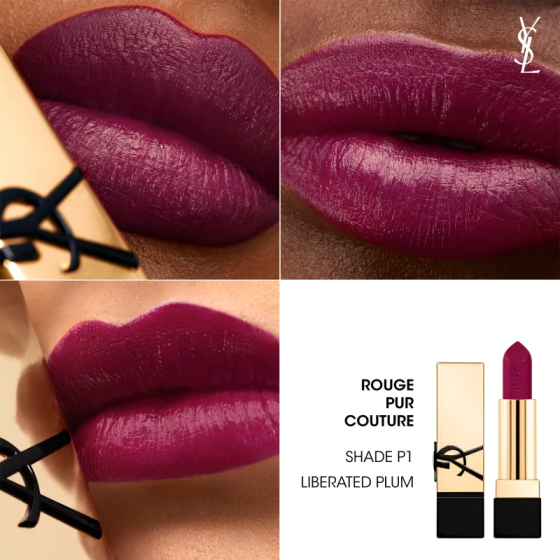 Помада для губ Yves Saint Laurent Rouge Pur Couture Caring Satin Lipstick P1 Liberated Plum Слов'янськ