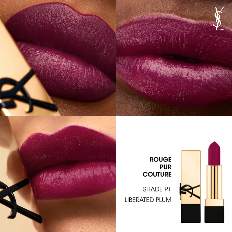 Помада для губ Yves Saint Laurent Rouge Pur Couture Caring Satin Lipstick P1 Liberated Plum Слов'янськ - фото 3