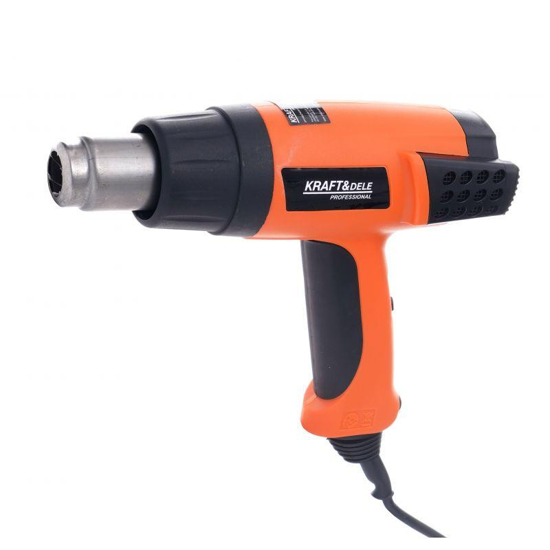 Строительный фен с насадками  Kraft & Dele KD3028  2000 Вт Киев - изображение 1