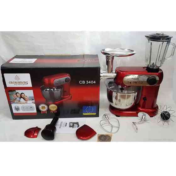 Кухонный помощник миксер тестомес планетарный Crownberg CB 3404, Мощный ручной миксер CA-46 Львов