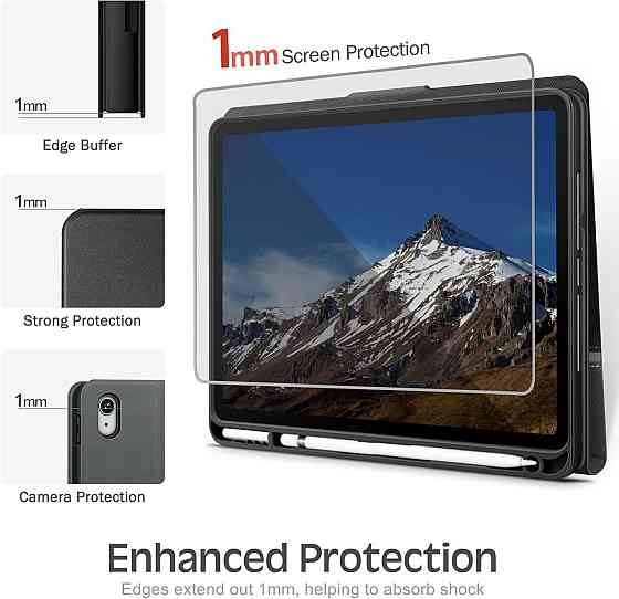 Фирменный чехол KingBlanc для iPad Air 5 2022/Air 4 2020 10.9/iPad 4-го поколения 10.9 / iPad Pro 11 2018 Днепр