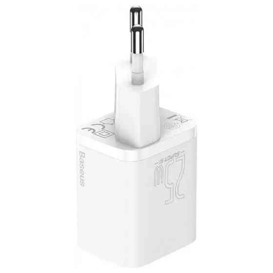 Сетевое зарядное устройство Baseus Super Silicone PD Charger 25W Cable Type-C to Type-C 3A (1m) белый Львов