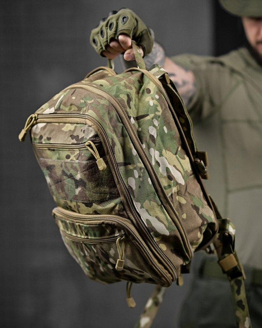 Тактичний рюкзак 15 л чіпляється на плитоноску мультикам ДЛ6330 Одеса - фото 8