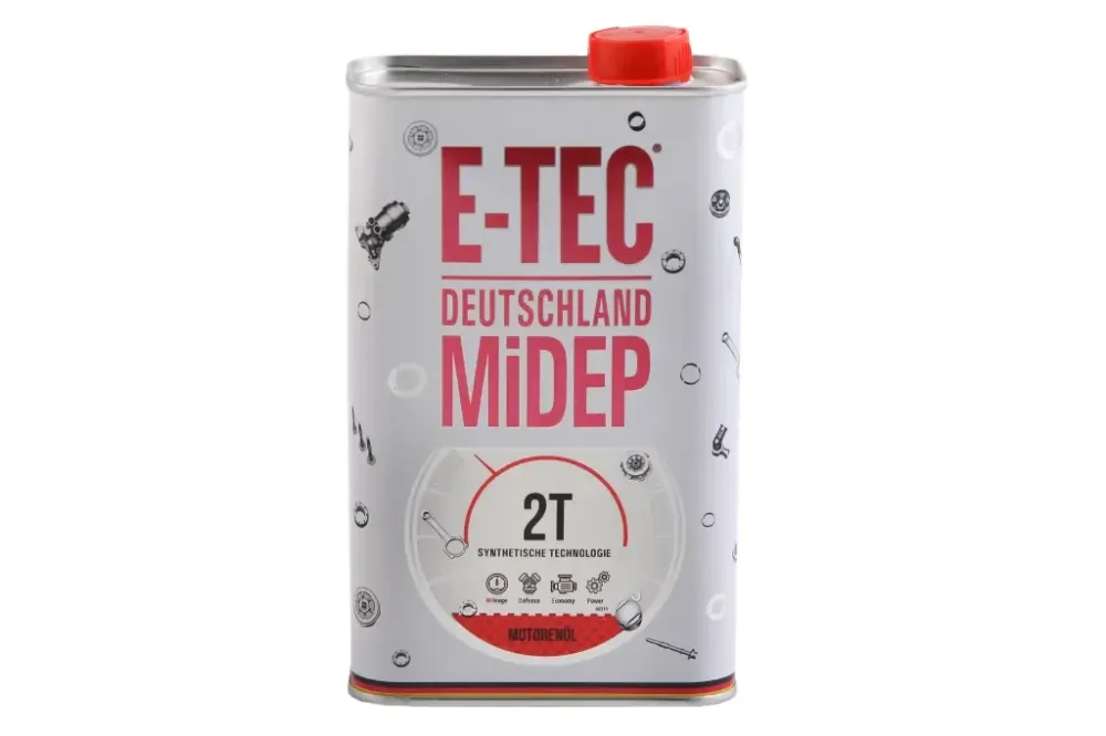 Мастила Мото 2-тактне E-Tec метал. каністра TBTC 1л/0.87кг Вінниця - фото 1