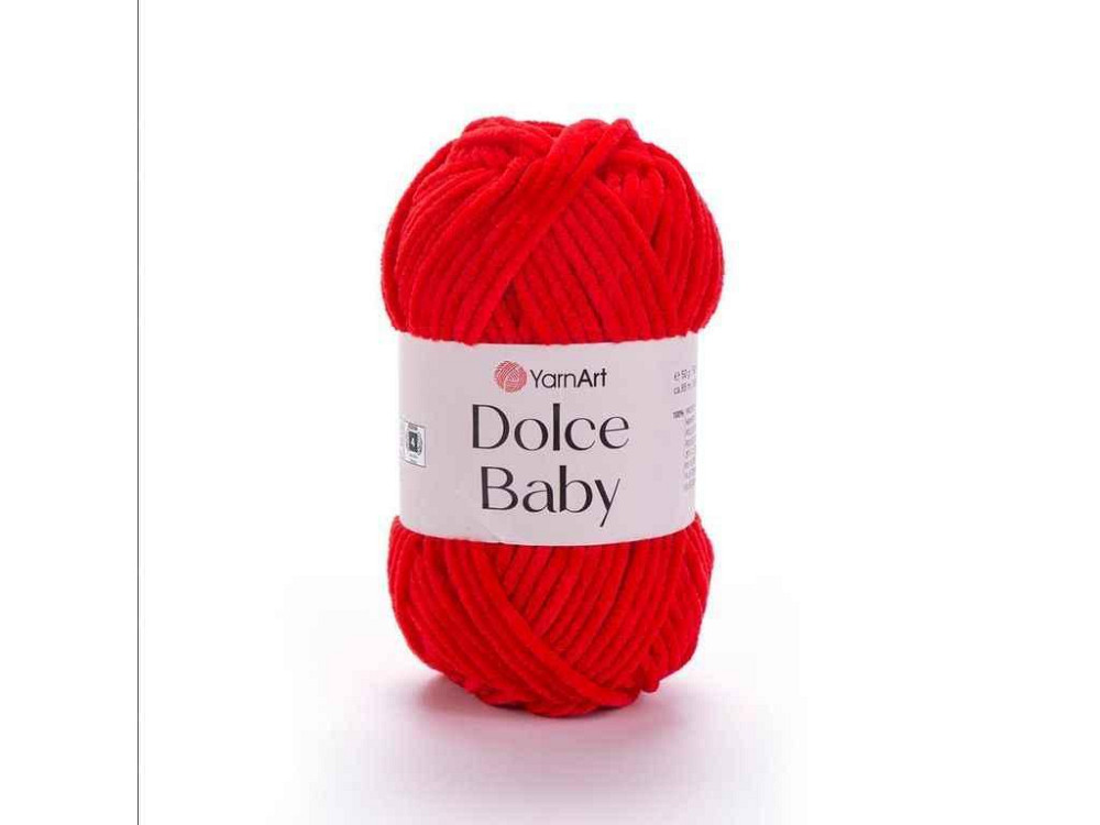 Пряжа Dolce Baby червоний 100% мікрополіестр 85м 50г 5шт/уп 748 ТМ YarnArt Київ - фото 1