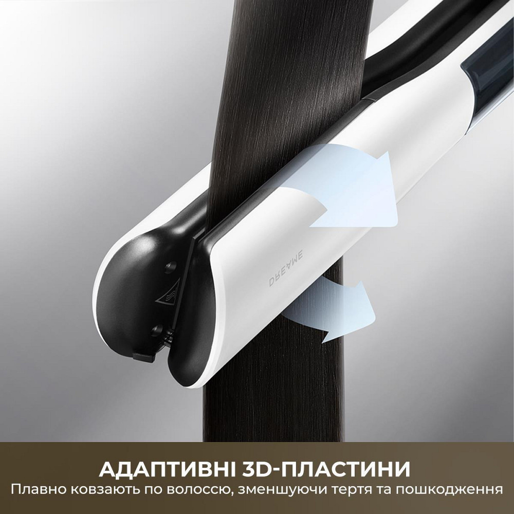 Праска (випрямляч) для волосся Dreame AuraSteam Straight White (AA01A) ( 25890 ) Харьков - изображение 3
