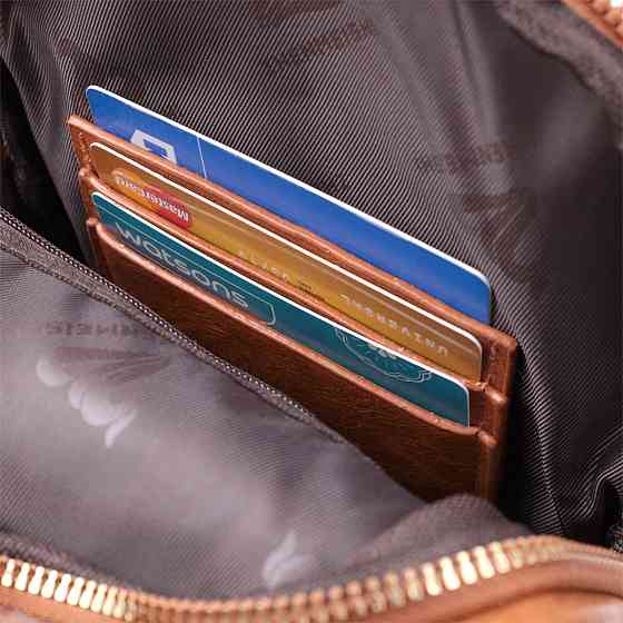 Невелика жіноча сумка з однією лямкою через плече з гладкої екошкіри Рудий (Vintage) Київ