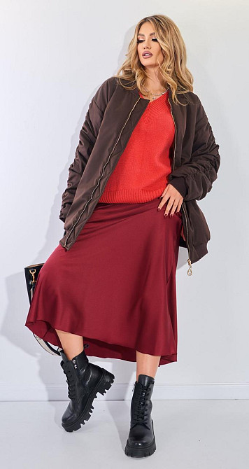 Об'ємний утеплений бомбер (42) Київ - фото 10