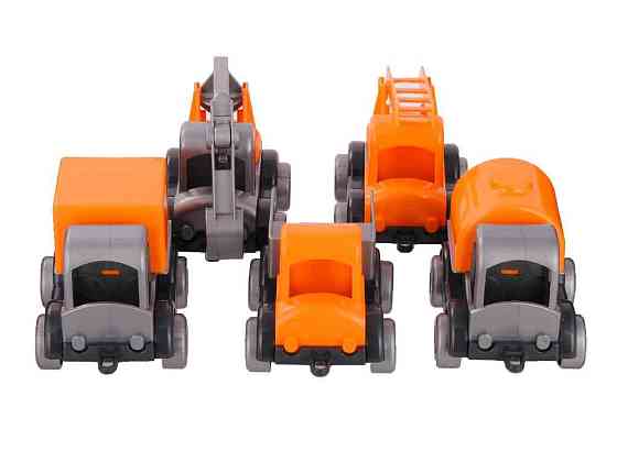 Набір машинок Маленький будівничок Kid cars 5 шт./уп арт 39371 ТМ ТИГРЕС Київ
