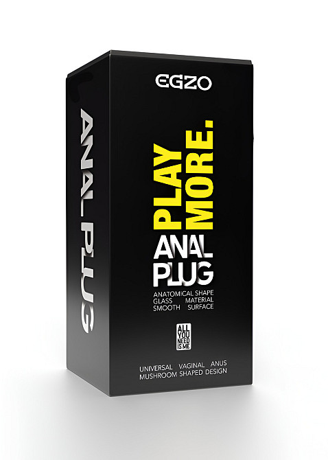 Анальный плаг из стекла EGZO EAP-M ( длина 11.5 см, диаметр 2 см ) Sex Aura Киев - изображение 4