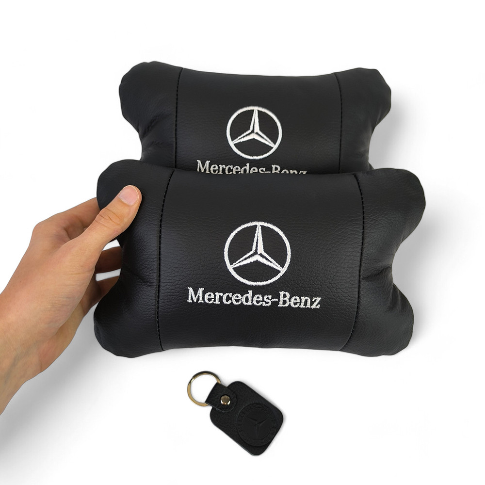 Подарок в машину мужчине Mercedes-Benz Мерседес, Подушки для машини, Подушка подголовник с логотипом OC-19 Львов - изображение 5
