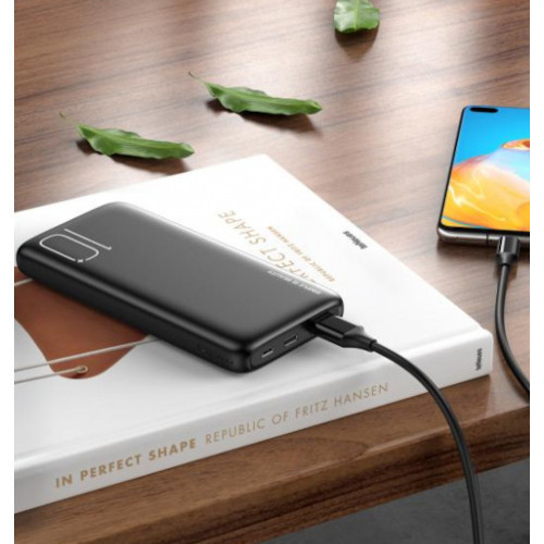 Портативний зовнішній акумулятор XO PR182 10000mAh (Чорний) Вінниця - фото 7