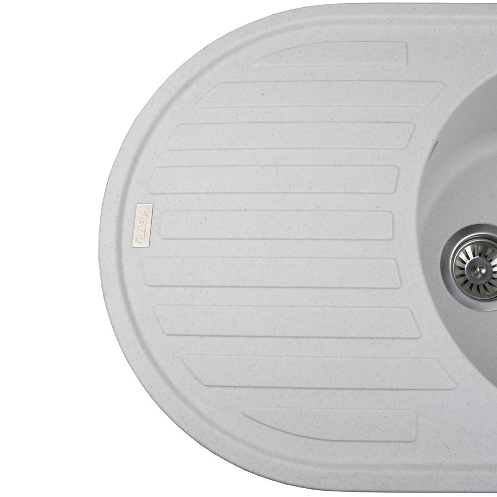 Гранітна мийка Globus Lux OHARA перлина 770х500мм (000022415) Київ - фото 5