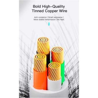 Дата кабель USB 2.0 AM to Lightning 1.0m 2.4A black Essager (EXCL-LS01) Винница - изображение 6