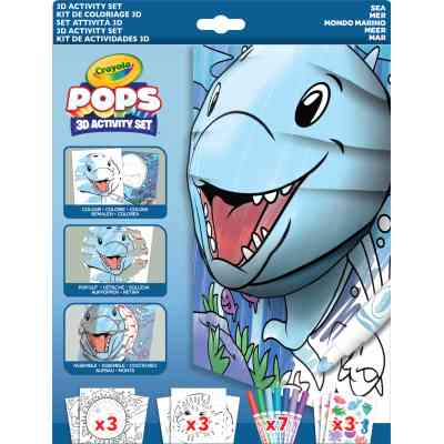 Набор для творчества Crayola POPS 3D Подводный мир с 7 фломастерами (04-2805) Винница
