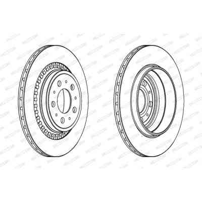 Тормозной диск FERODO DDF1551 Винница