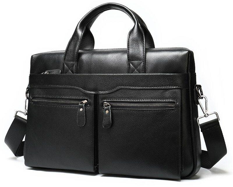 Сумка мужская Vintage 14579 Черная Киев - изображение 2