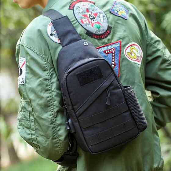 Тактичний месенджер, Тактична сумка для активного життя, Чоловіча стьобана сумка через плече TR-92 Івано-Франківськ