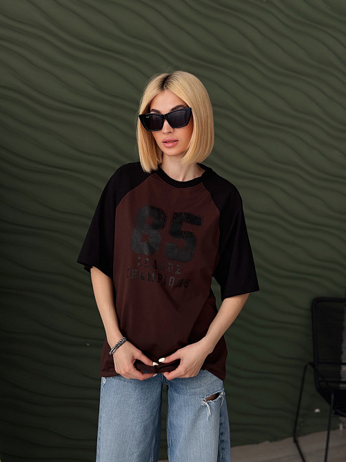 Бавовняна футболка оверсайз жіноча Champion Київ - фото 9