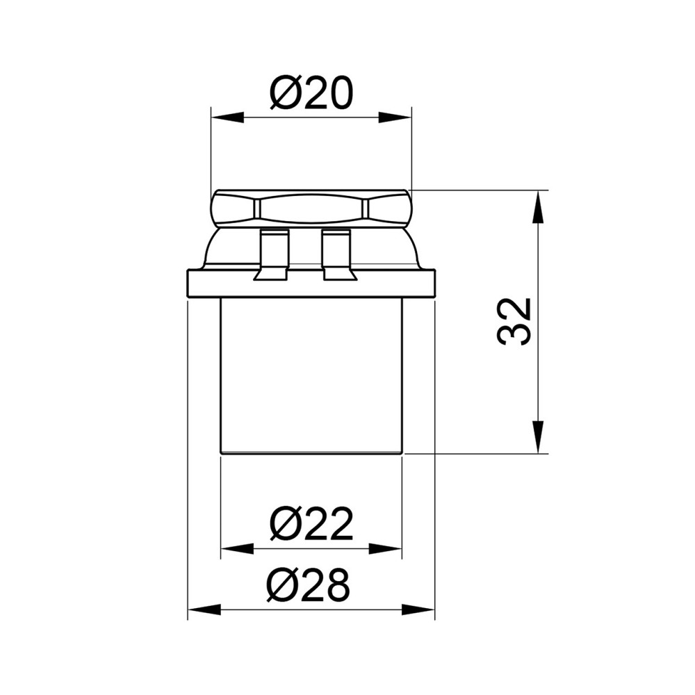 Заглушка прес Icma 20х2 No417 Київ - фото 2