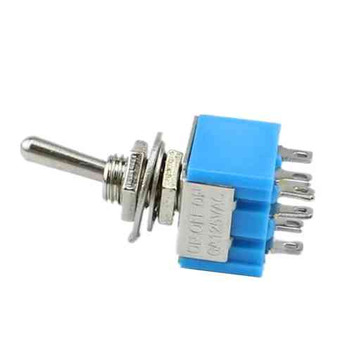 Переключатель, тумблер, выключатель питания MTS-203 250В 3А ON-OFF-ON Винница