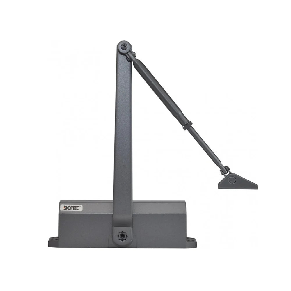 Дверний доводчик Dortec DT-64H Graphite з фіксацією дверей у відчиненому положенні (63-00055) Київ - фото 2