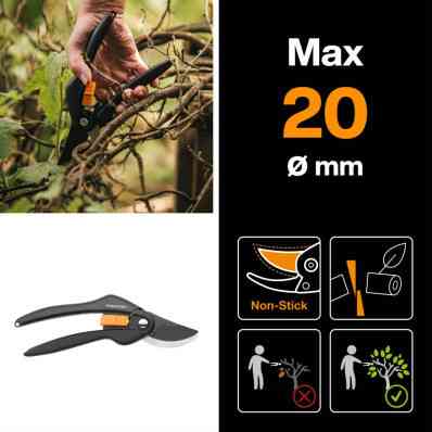 Секатор площинний FISKARS SingleStep P26, 20.8см, 200г (F) Одеса
