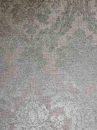 Шовільні на фрізеліні AS creation Perfect 1.06Х10 класика вензель дамаск сріблясті на сіром Київ