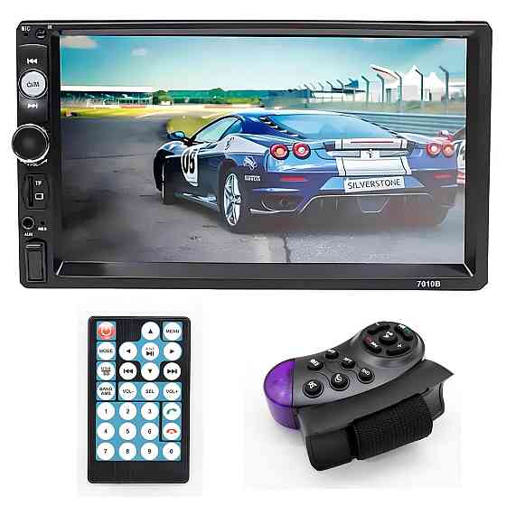 Автомагнітола з сенсорною панеллю 7",Bluetooth та пультом,2DIN 7010 SBR Київ