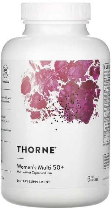 Мультивітаміни для жінок 50+ Thorne Women’s Multi 50+ 180 капс Київ - фото 1