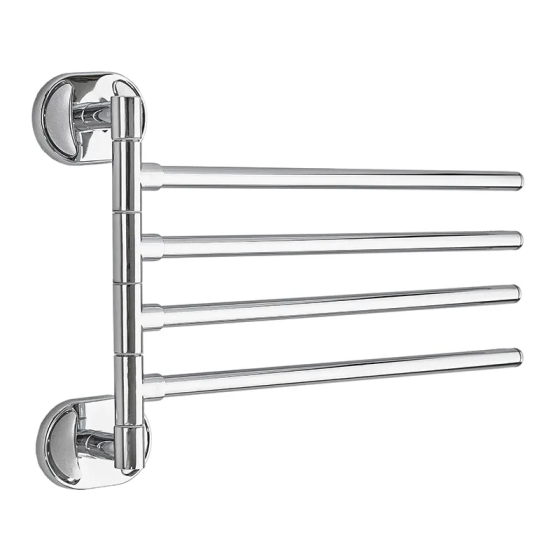 Тримач для рушників поворотний (4 планки) Zerix AFB-0114 (ZX5046) Харків