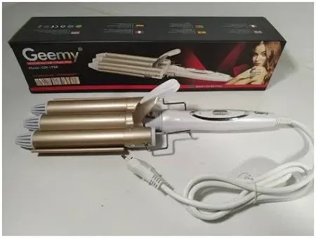 Потрійна плойка Gemei GM-1988-25 Triple для локонів 40 Вт, 1 режим роботи, керамічне покриття 4110 Одеса - фото 8