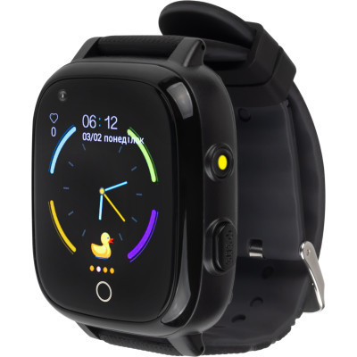 Смарт-часы Amigo GO005 4G WIFI Kids waterproof Thermometer Black (747016) Винница - изображение 1