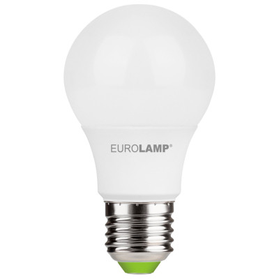 Лампочка Eurolamp LED A60 7W E27 3000K 220V акция 1+1 (MLP-LED-A60-07272(E)) Винница - изображение 1