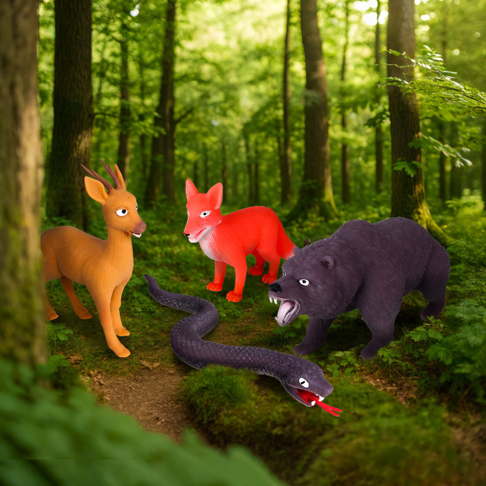 Дисплей стретч-іграшок у вигляді тварини – Тварини України (12 шт.) Дніпро - фото 9