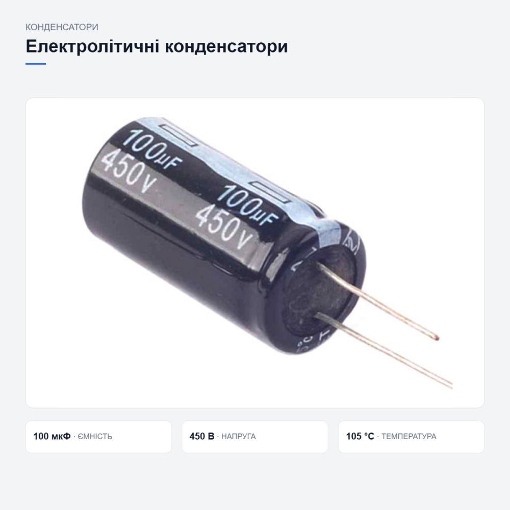 Високовольтні конденсатори для електроніки Київ - фото 3
