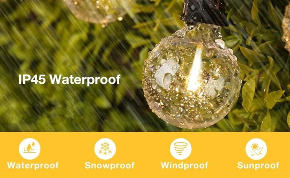 Вулична світлодіодна гірлянда з кулястими лампочками G40 10,5м 14 лампочок Луцк - изображение 3