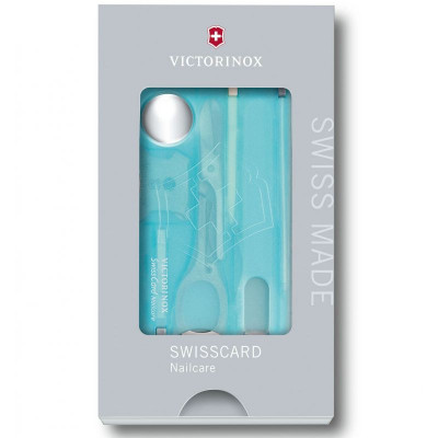Мультитул Victorinox SwissCard NailCare Transparent Blue (0.7240.T21) Винница - изображение 5