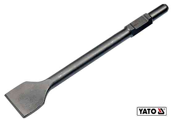 Долото плоске YATO : HEX, L= 450 мм, w= 75 мм [5/10] Одеса